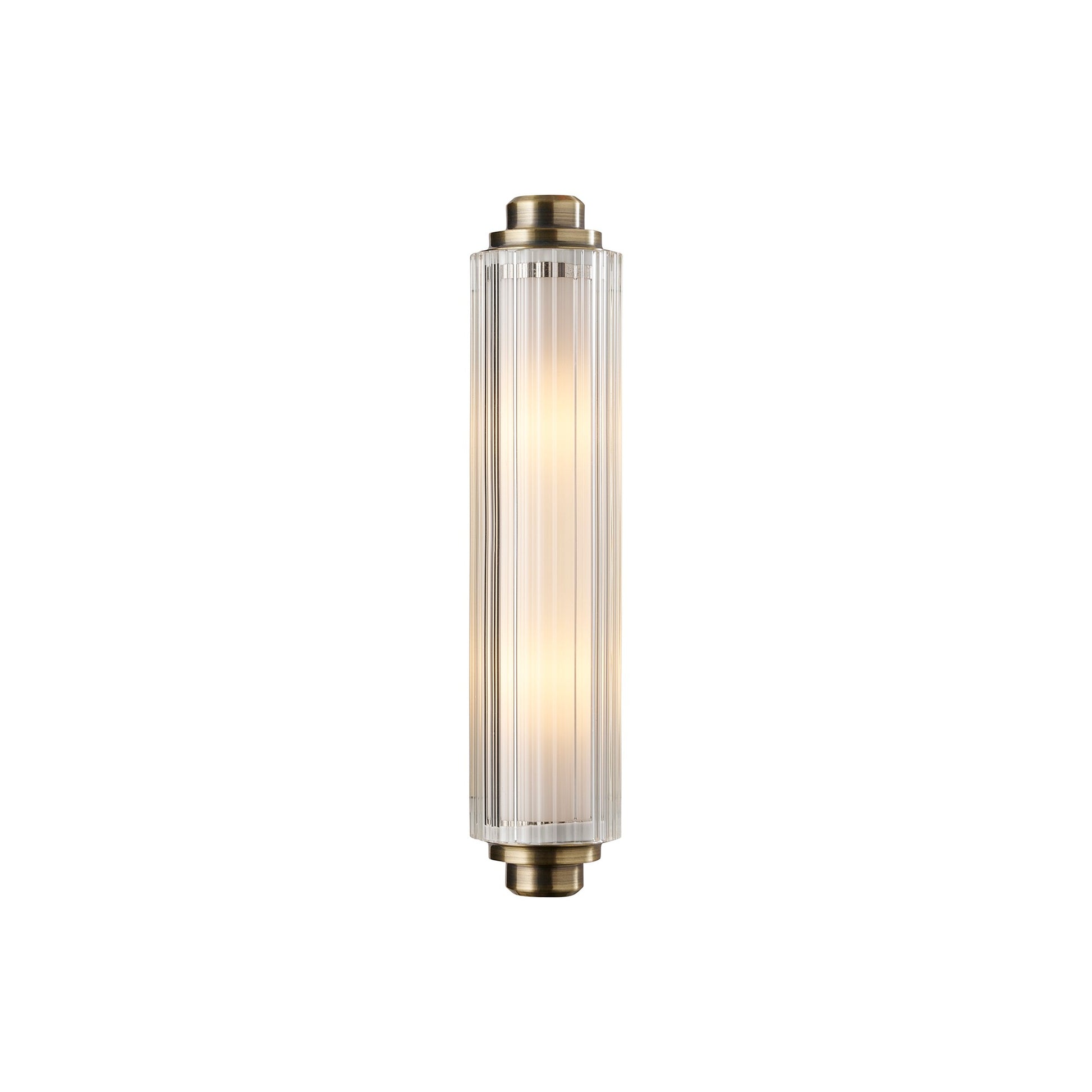Nimal Double Wall light Black / Brass - VerlichtWonen