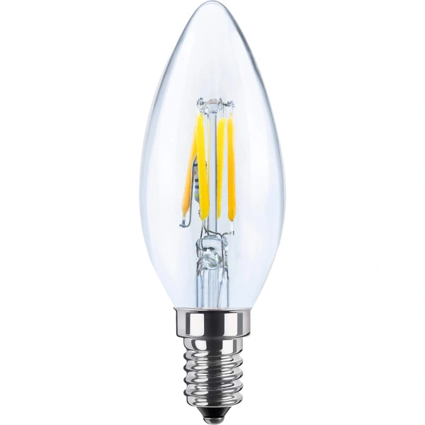 VerlichtWonen LED kaarslamp 24V - E14 - 3 W (22 W) - 210 lm - 2.000–2.700 K