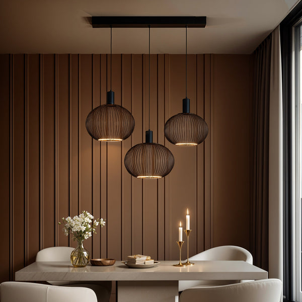 LED Floating Oval 300 Black Metal 30cm 6 W | 330 lm | 2200 K | CRI +90
