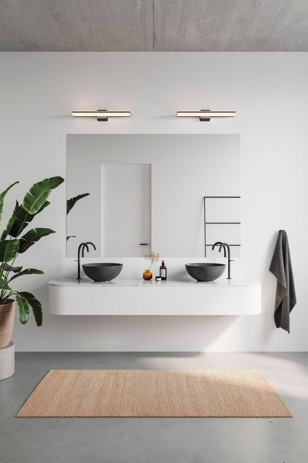 Tinia - 60 - wall light - black/ white - VerlichtWonen