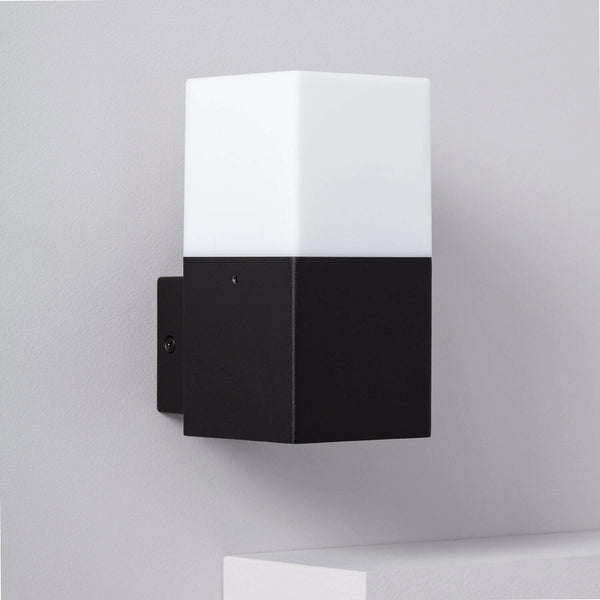 VerlichtWonen Wandlamp Outdoor Aluminium Betanzos Zwart - VerlichtWonen