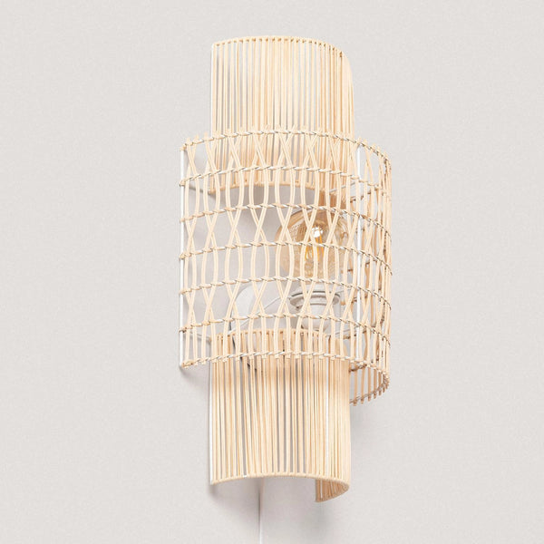 VerlichtWonen Wandlamp Gevlochten Papier Macon - VerlichtWonen