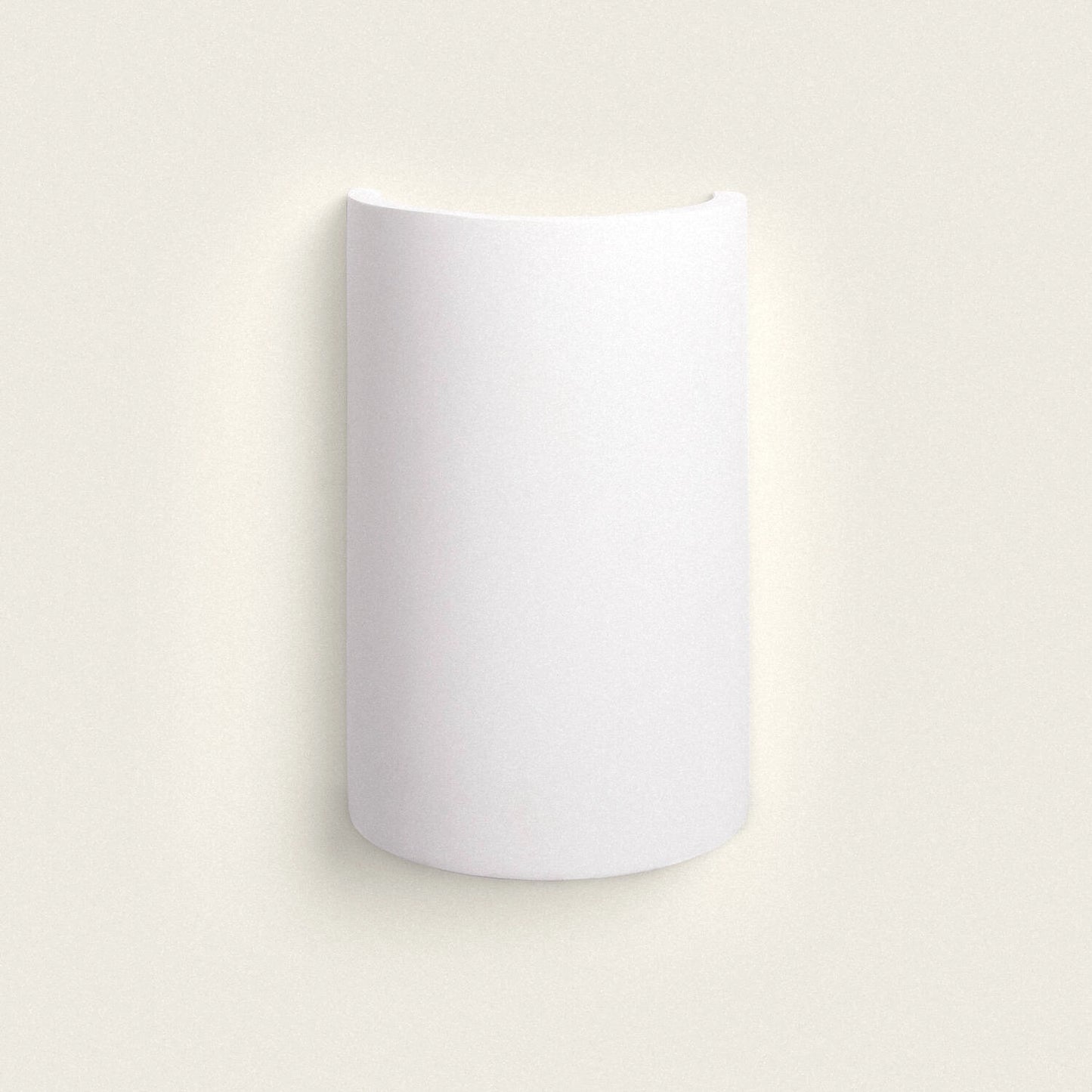 VerlichtWonen Wandlamp van Gips rond Badajoz - VerlichtWonen