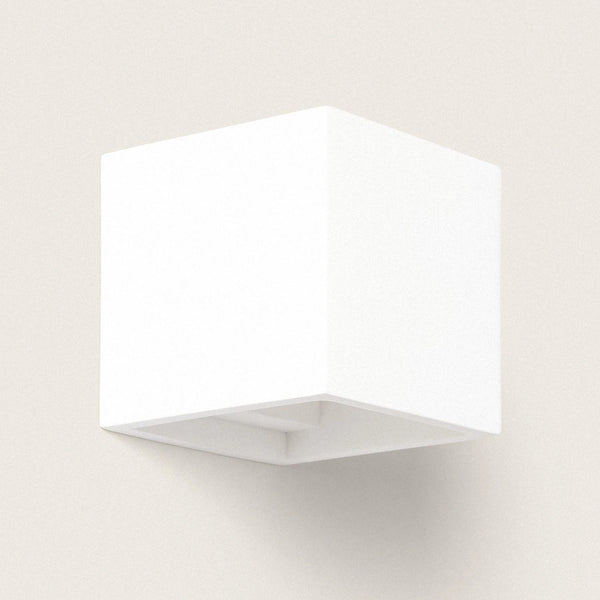VerlichtWonen Wandlamp Gips Dimph - VerlichtWonen