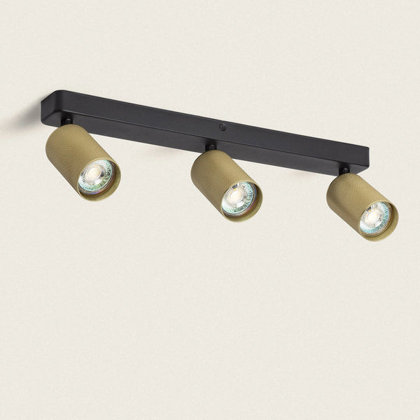 VerlichtWonen Plafondlamp Aluminium 3 Spots - 4 kleuren - VerlichtWonen