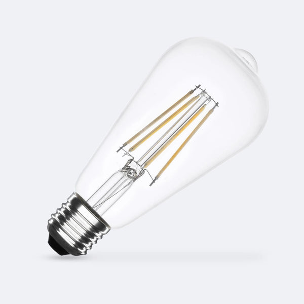 VerlichtWonen LED Lamp Filament E27 6W 720 lm ST64 - VerlichtWonen