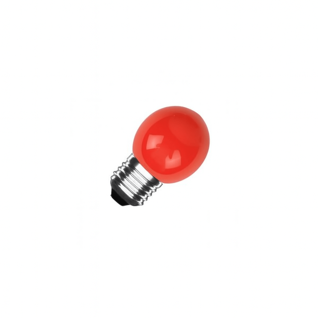Pack 4st LED Lampen E27 3W 300 lm G45 Rood - VerlichtWonen