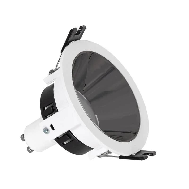 Downlight konische GU10 6W zaagmaat Ø 75 mm PC Galvanized - VerlichtWonen