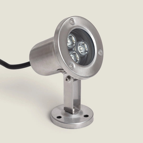 VerlichtWonen LED Schijnwerper RGB 3W opbouw 12V DC Hourtin - VerlichtWonen