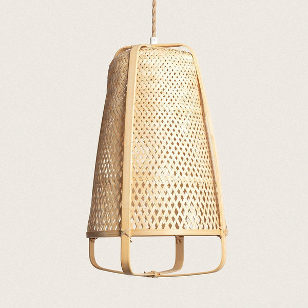VerlichtWonen Hanglamp van Bamboe Berdi - VerlichtWonen