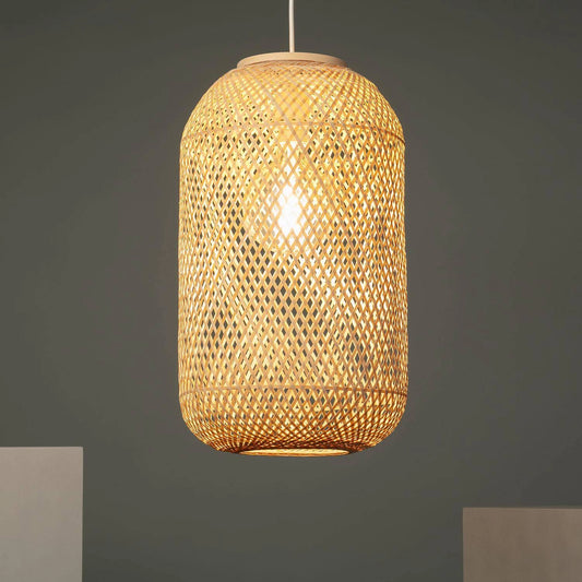 VerlichtWonen Hanglamp Bamboe Dender