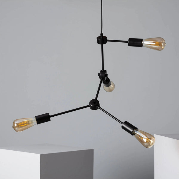 VerlichtWonen Hanglamp Metaal Molecuul