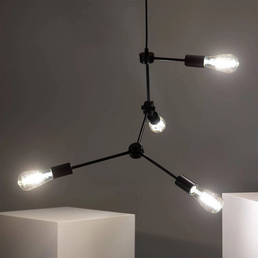 VerlichtWonen Hanglamp Metaal Molecuul