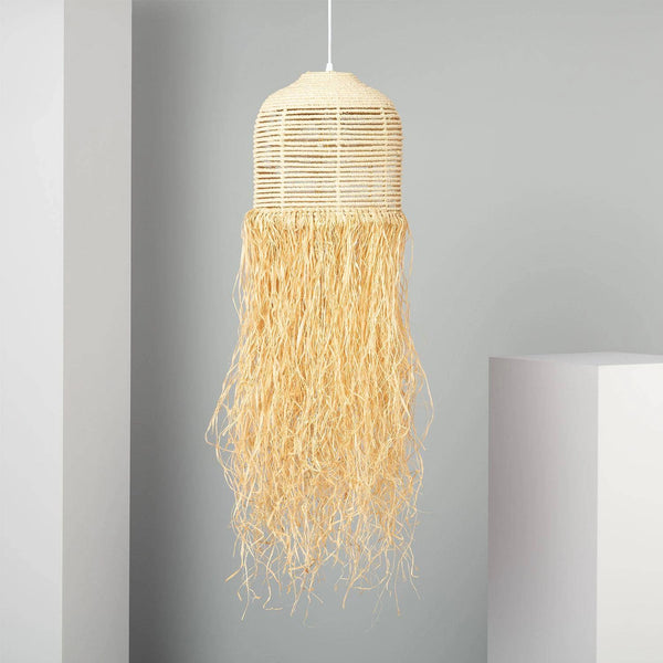 VerlichtWonen Hanglamp Natuurlijke Vezels Dreadlock - VerlichtWonen