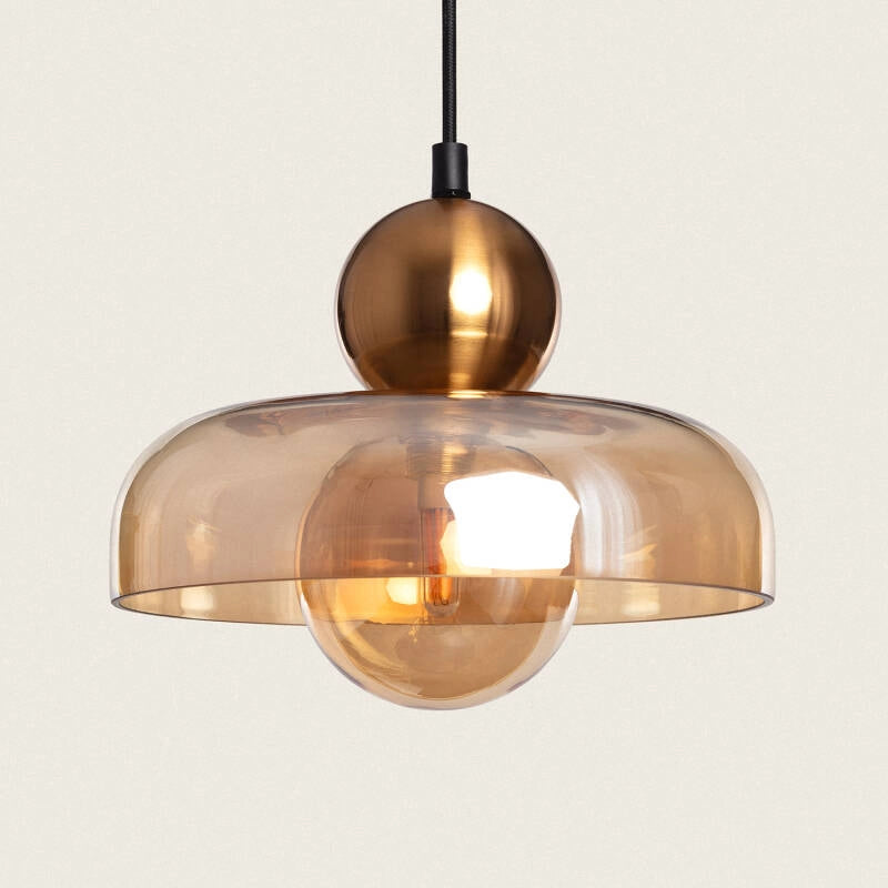 VerlichtWonen Stijlvolle Hanglamp van Metaal en Glas