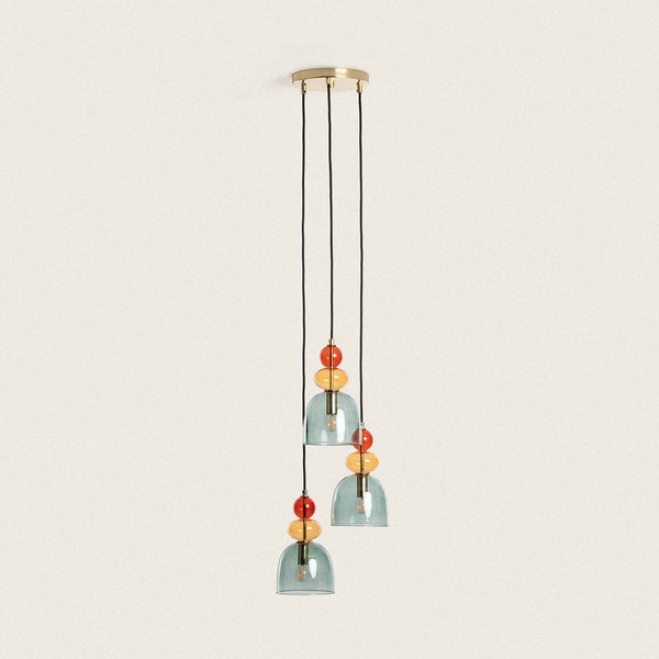 VerlichtWonen Hanglamp Metaal en Glas Baudoin 3