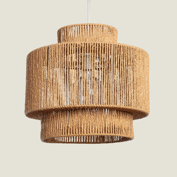 VerlichtWonen Hanglamp Gevlochten Papier Nectar - VerlichtWonen