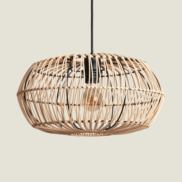 VerlichtWonen Hanglamp Rotan Arawa Viringo - VerlichtWonen