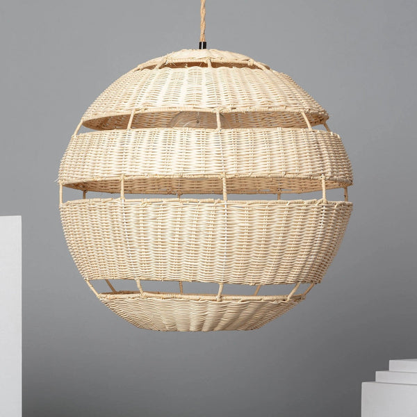 VerlichtWonen Hanglamp Rotan Big Bulang Ø500 mm - VerlichtWonen
