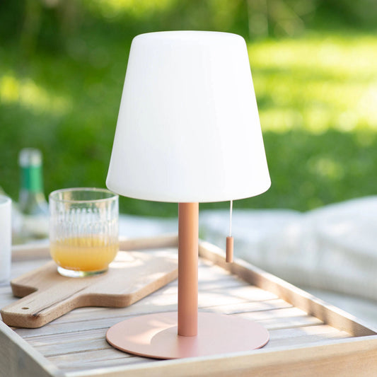 VerlichtWonen Tafellamp Outdoor Aluminium Oplaadbaar Luckau