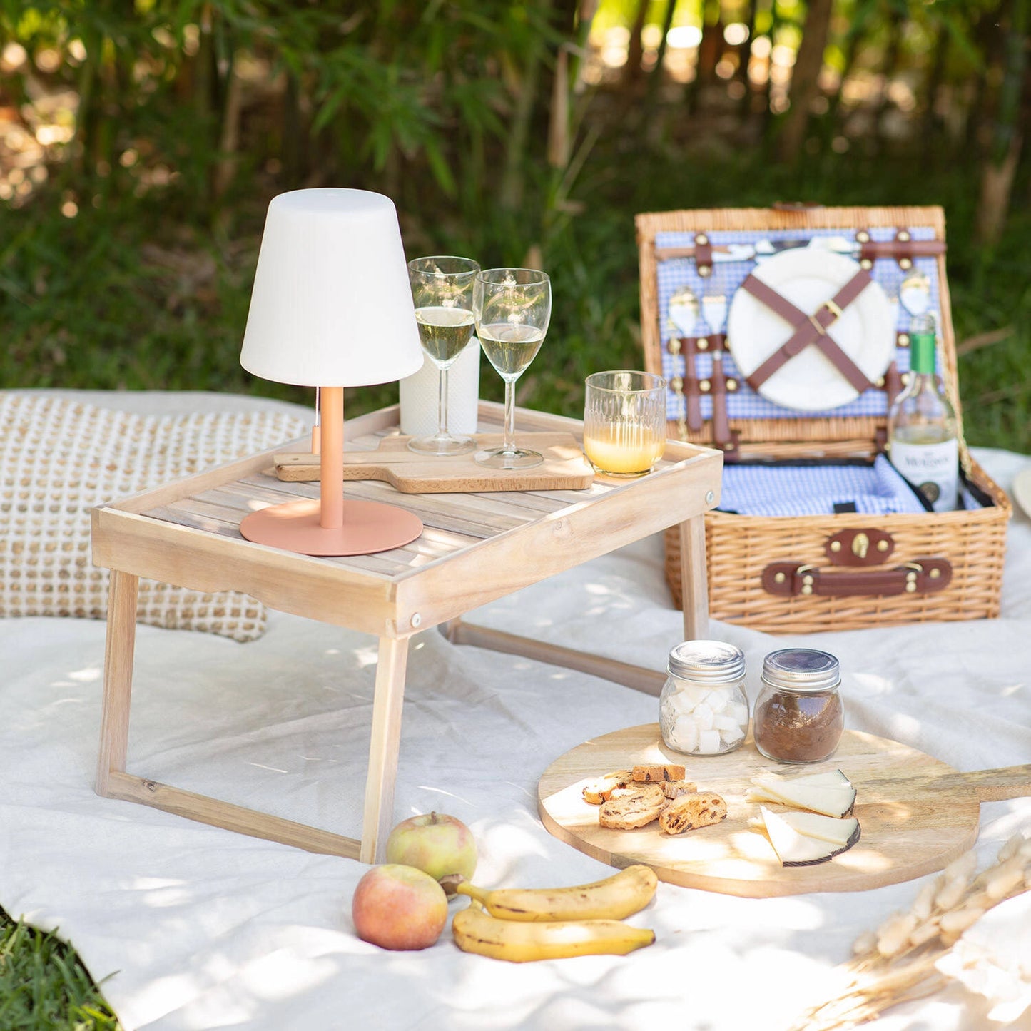 VerlichtWonen Tafellamp Outdoor Aluminium Oplaadbaar Luckau