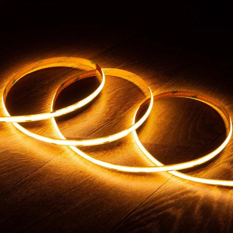 VerlichtWonen Led Strip 12V COB 320 LED/m 5m 10W/m 1000lm/m