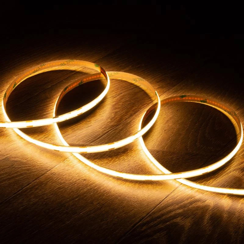 VerlichtWonen Led Strip 12V COB 320 LED/m 5m 10W/m 1000lm/m