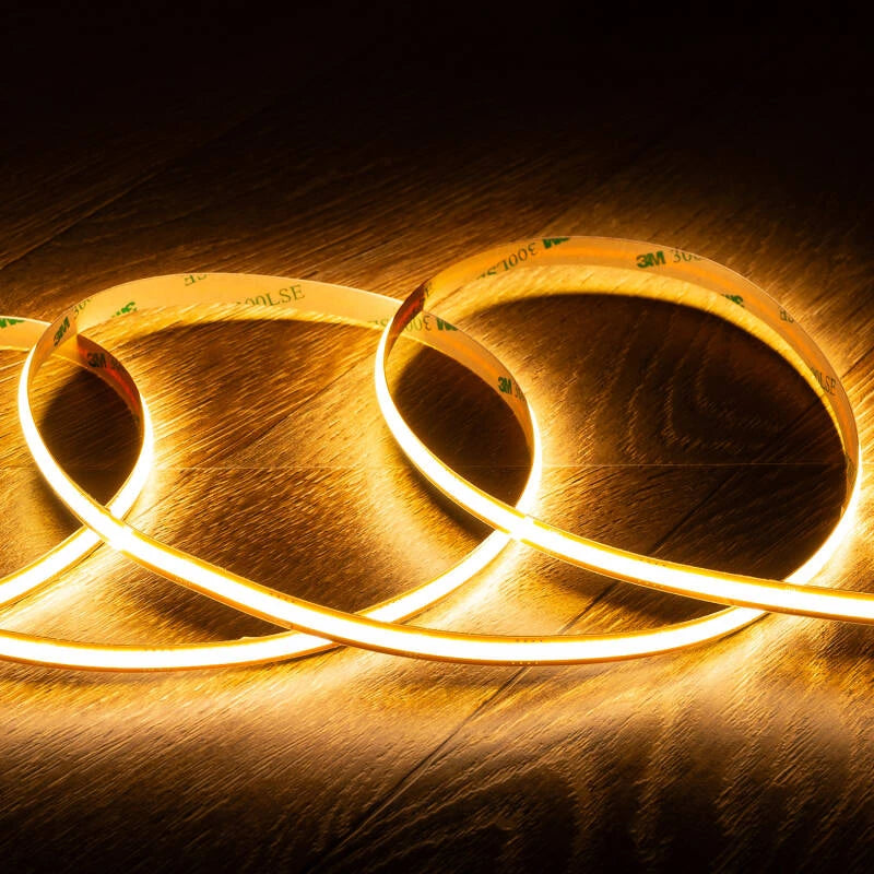 VerlichtWonen Strip LED 24V COB 528 LED/m 5m 13W/m 910lm/m