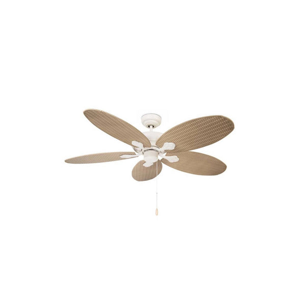 VerlichtWonen Plafondventilator Wit 132cm Bellagio - VerlichtWonen
