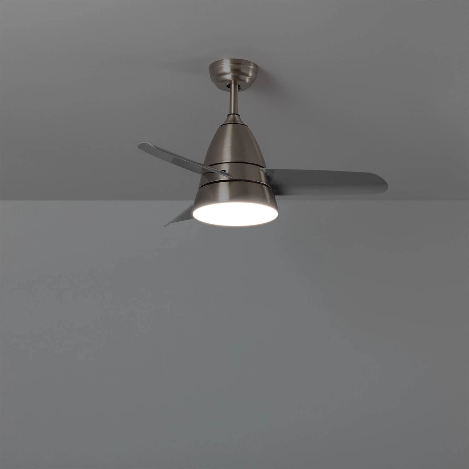 VerlichtWonen Stille Plafondventilator Industriëel Zambrone 91cm - VerlichtWonen